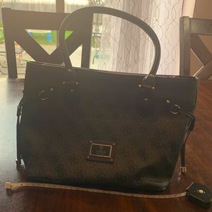 Guess previously loved monogram purse